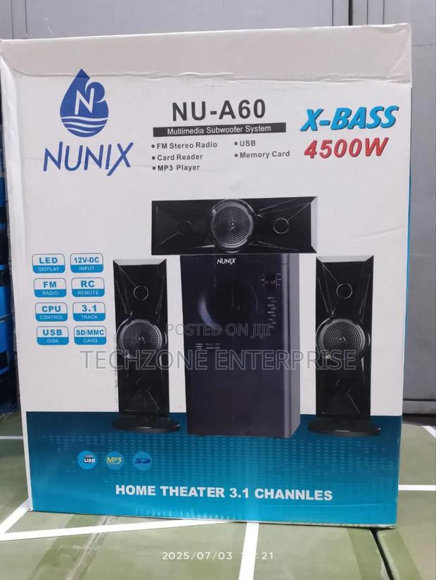 Nunix Nu-A60 3.1ch Mini Home Theater System With Remote