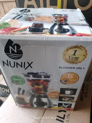 Nunix Ak-500 2-in-1 Blender
With 1.5 Litres Jar