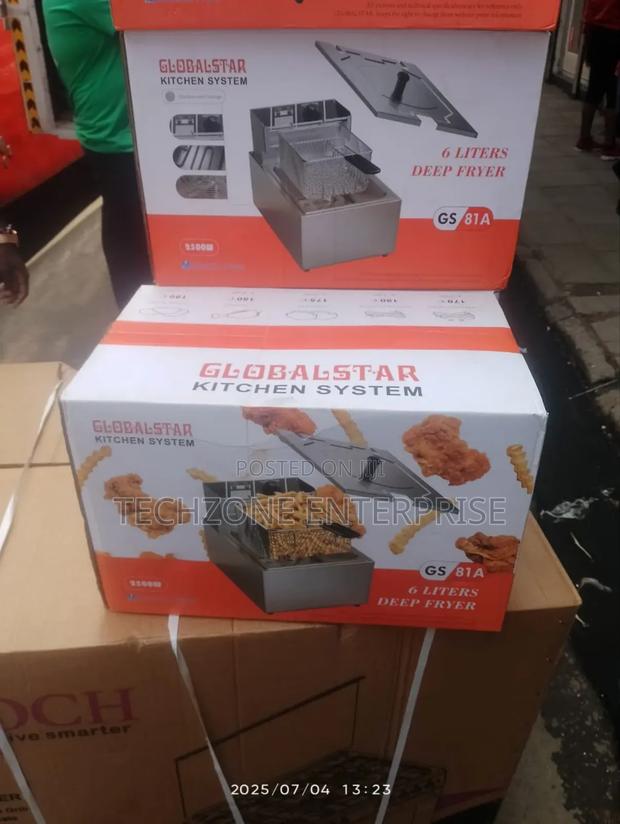 Deep Fryer - Globalstar Gs81a 6 Litres Electric Deep Fryer