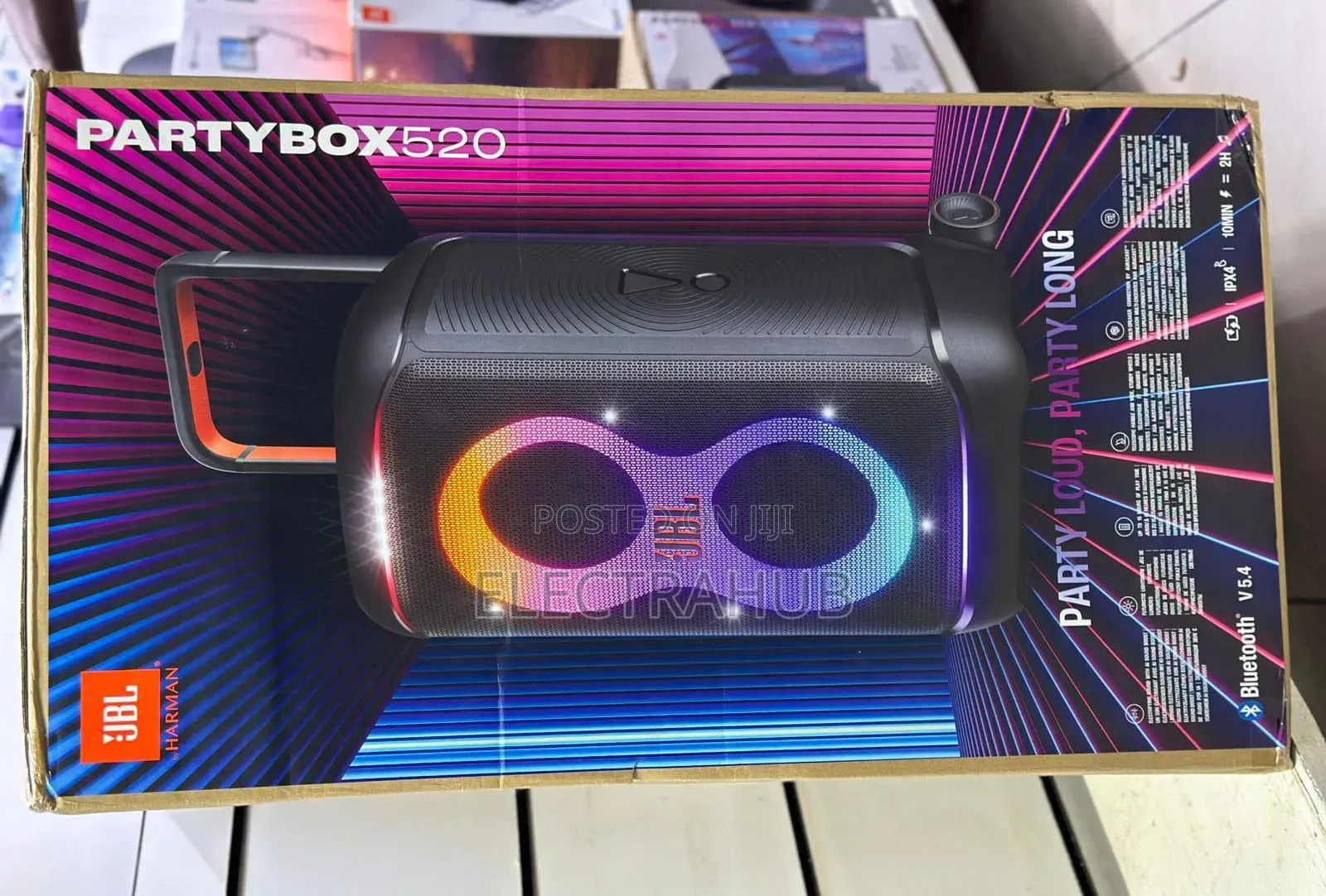 JBL Partybox 520 Portable Speaker Brand New Sealed