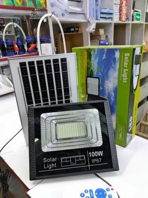 Led Security Solar Flood Light 100w 💯 Led Sensor Remote - thumbnail 2