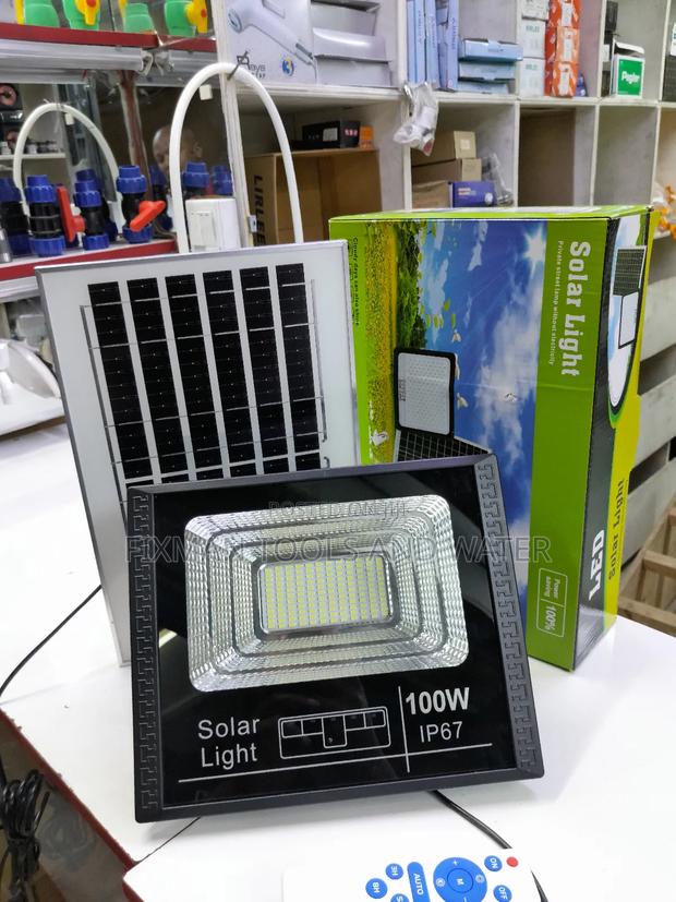 Led Security Solar Flood Light 100w 💯 Led Sensor Remote - main view