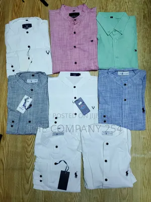 Quality Authentic Mens Designer Legit Linen Official Shirts