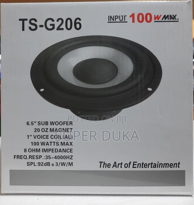 Speaker. Ts - G206 6.5 Inch Subwoofer. 100 W Woofer