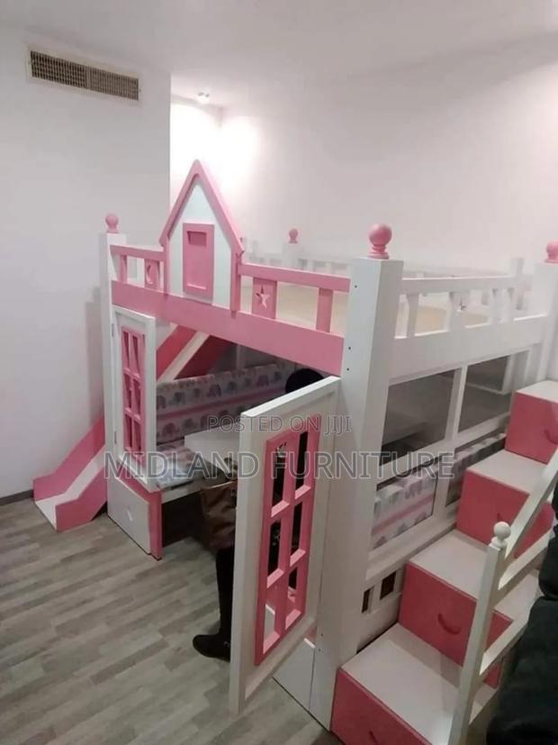 Children Double Decker Beds With Slide - thumbnail 2