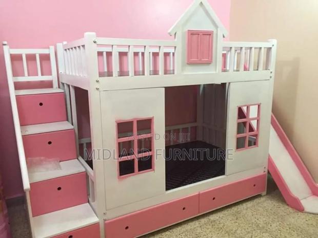 Children Double Decker Beds With Slide - main view