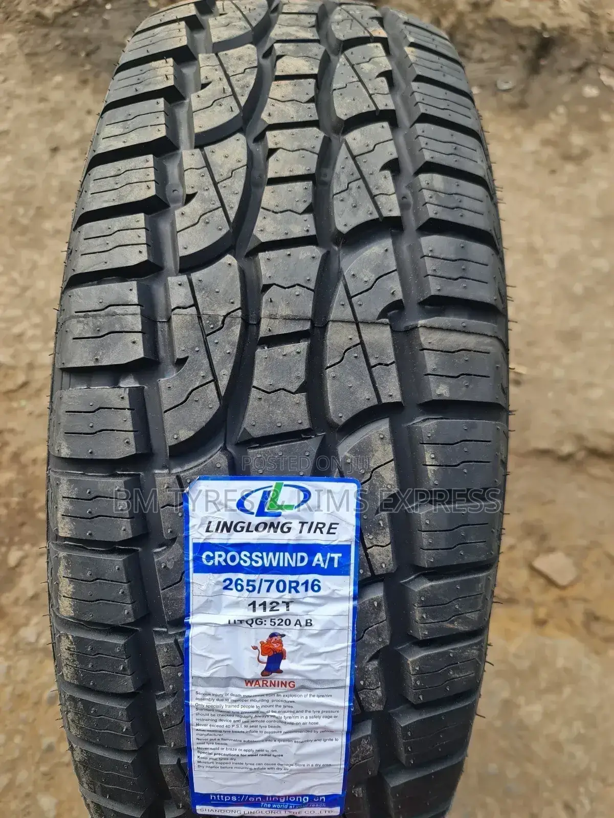265 /70 R16 Linglong Tyres (All Terrrain) New Technology.