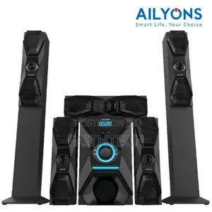 5.1ch Ailyons Tall Boy Homethearte Multimedia Speaker System