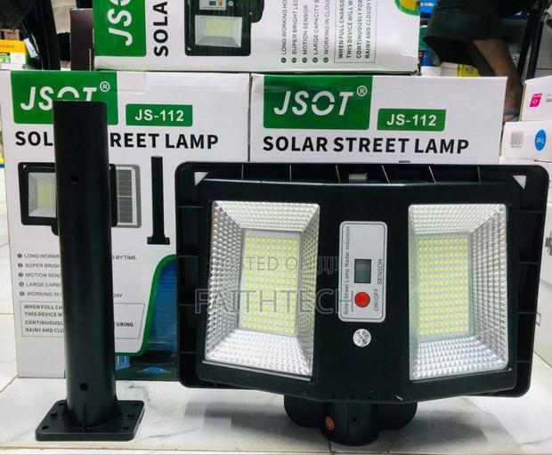 Js 112 200w Solar Street Light With Pole - main view