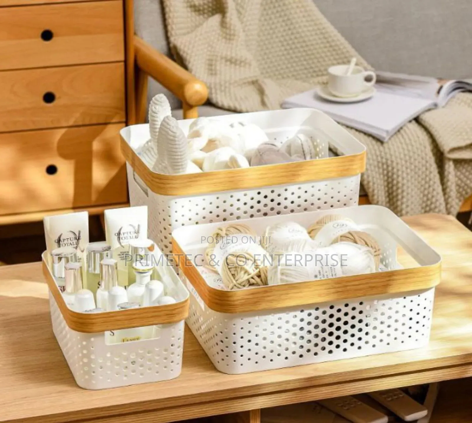 *3pcs Nordic Multipurpose Storage Baskets