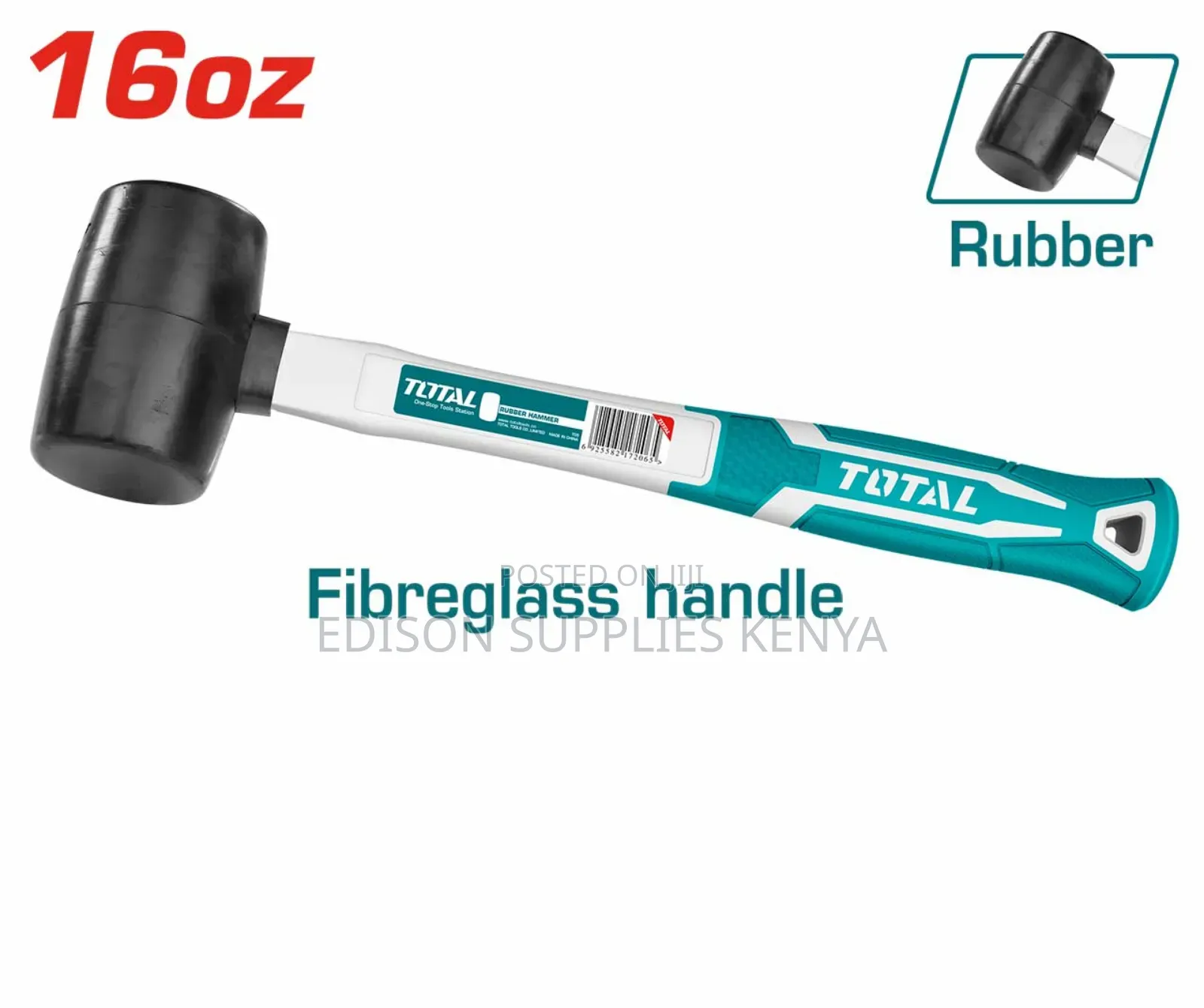 Rubber Mallet 16oz Rubber Hammer 450gram Black Head 16 Oz Premium
