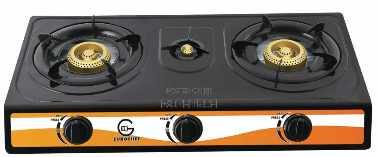 3 Burner Eurochef Table Top Burner