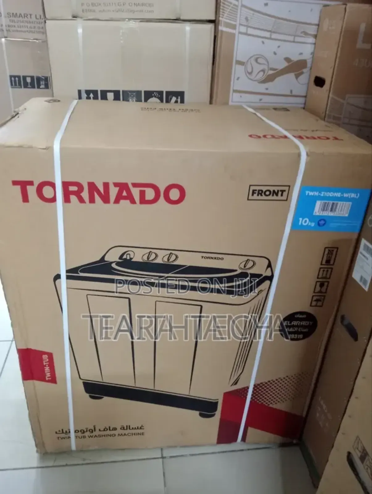 10kgs Tornado Twin Tub Washing Machine