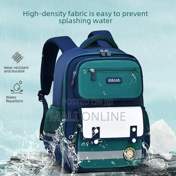 3d Laminated Unisex School Backpack For Kids