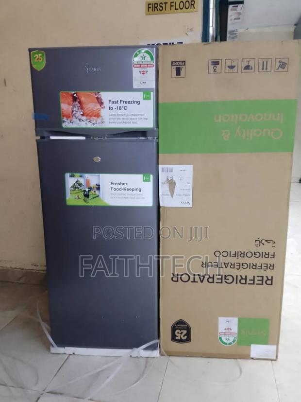 🔥Syinix 210 Litres Double Door Refrigerator