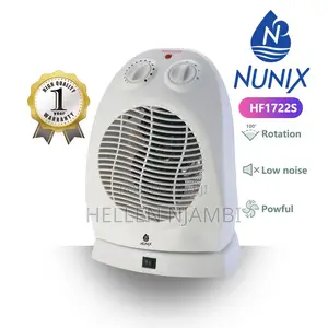 Nunix Fan Heater With 2 Heat Settings