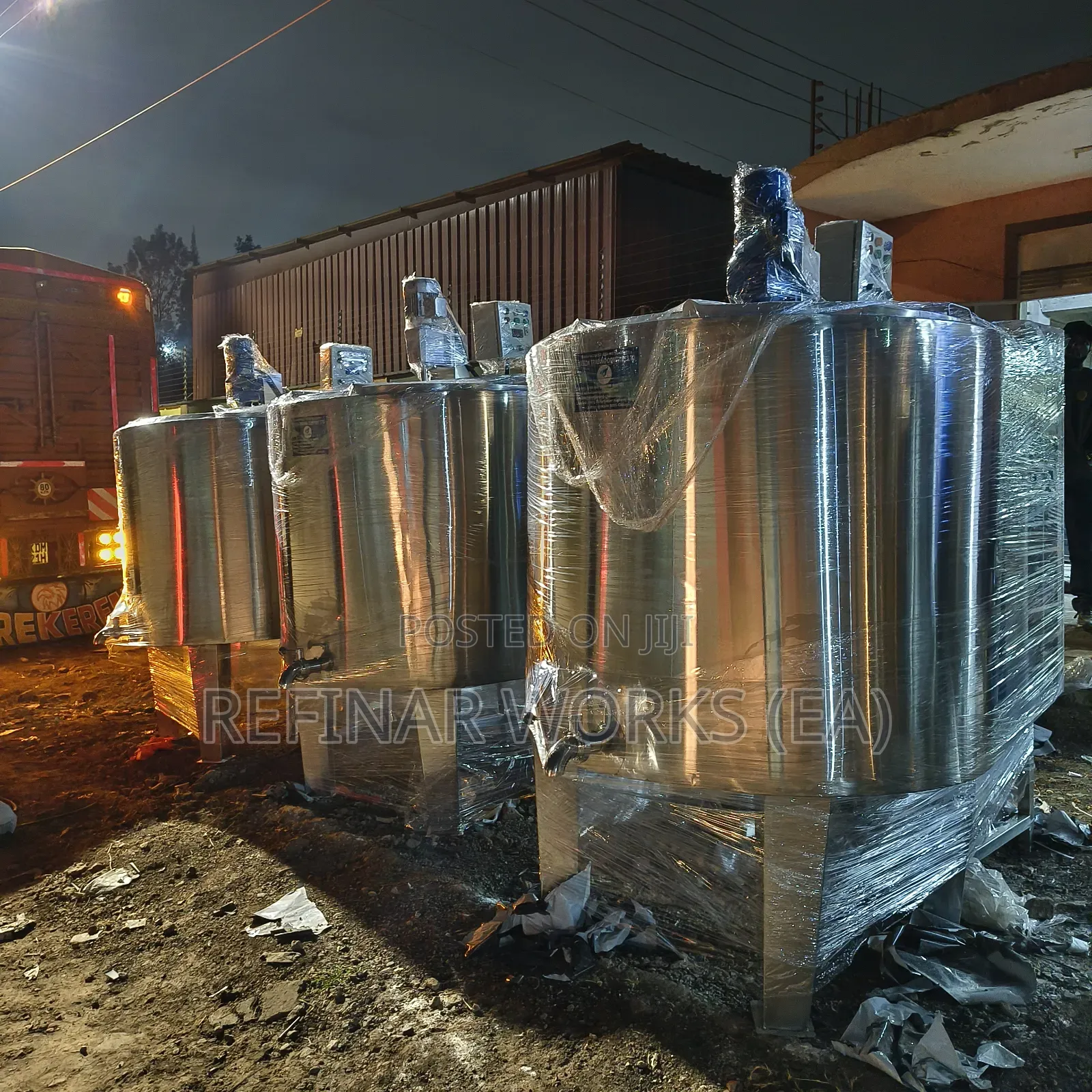 Pasteurizer Machine and Coolers - Juice Milk Processing