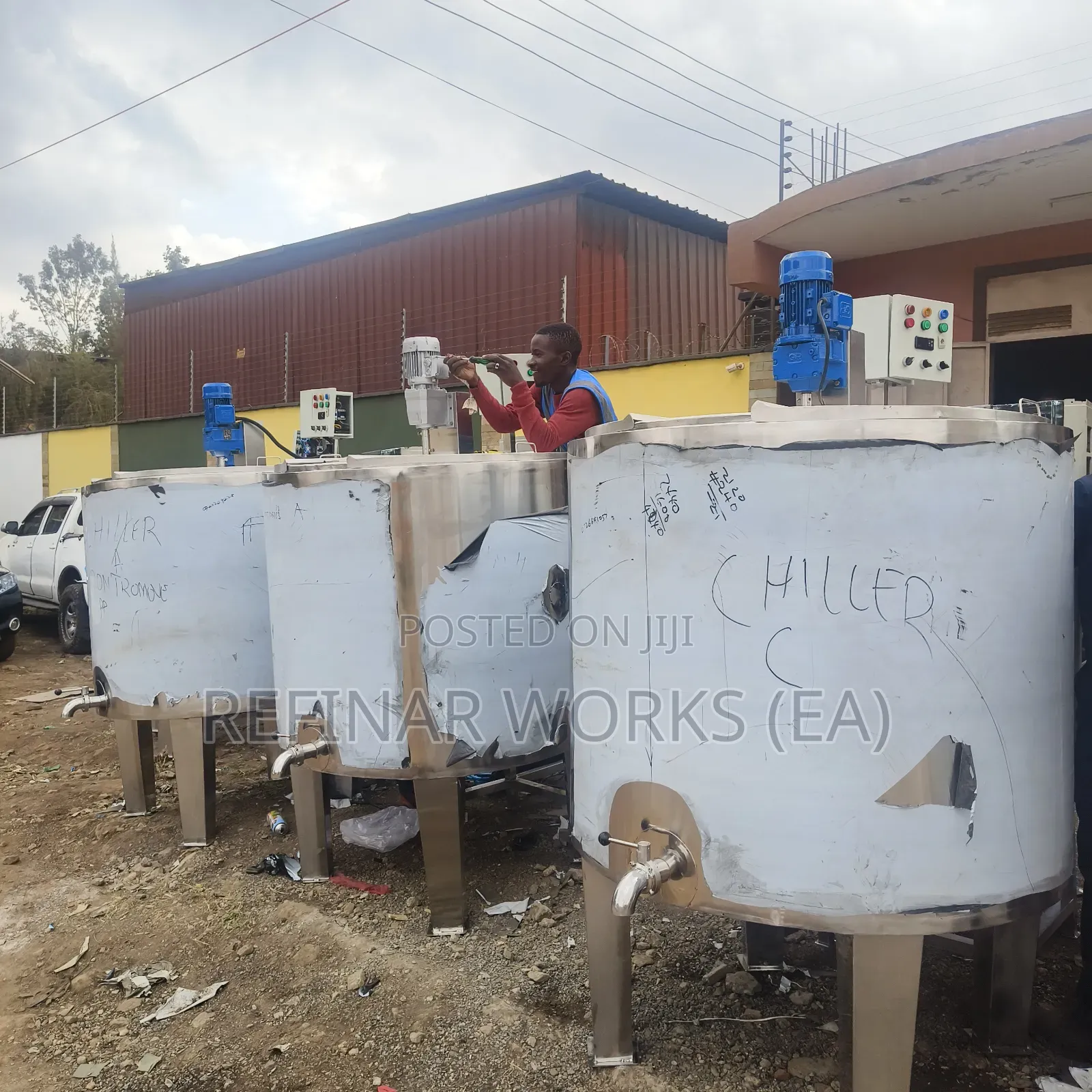 Pasteurizer Machine and Coolers - Juice Milk Processing