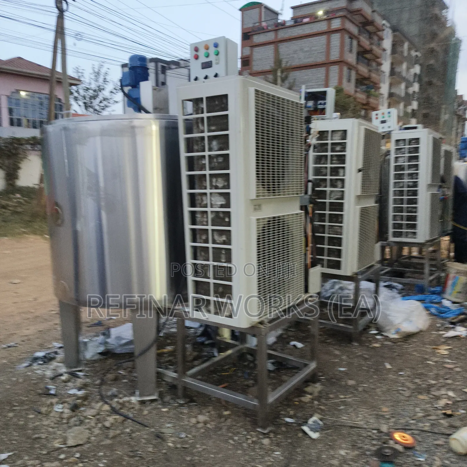 Pasteurizer Machine and Coolers - Juice Milk Processing