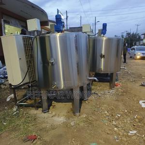 Pasteurizer Machine and Coolers - Juice Milk Processing - main view