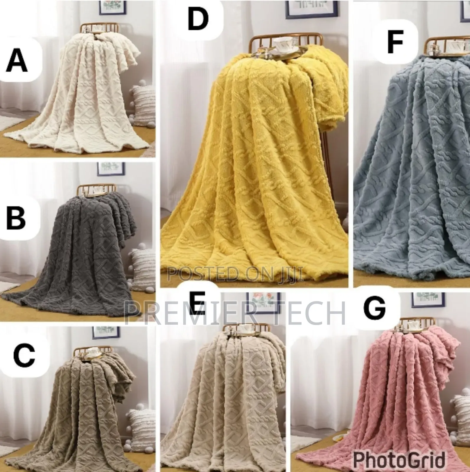 Solid Color Flannel Blankets