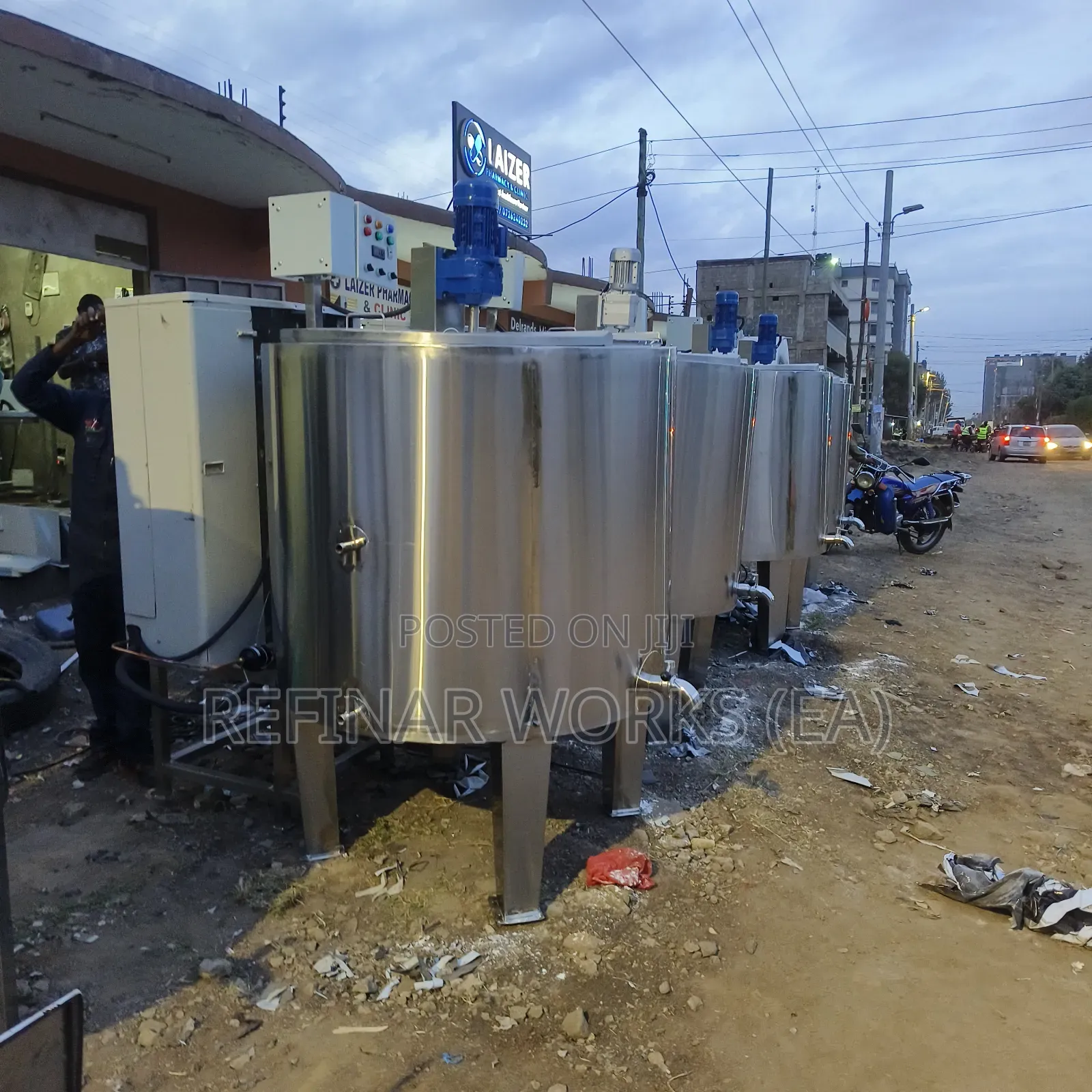 Stainless Steel Milk Boilers and Pasteurizers