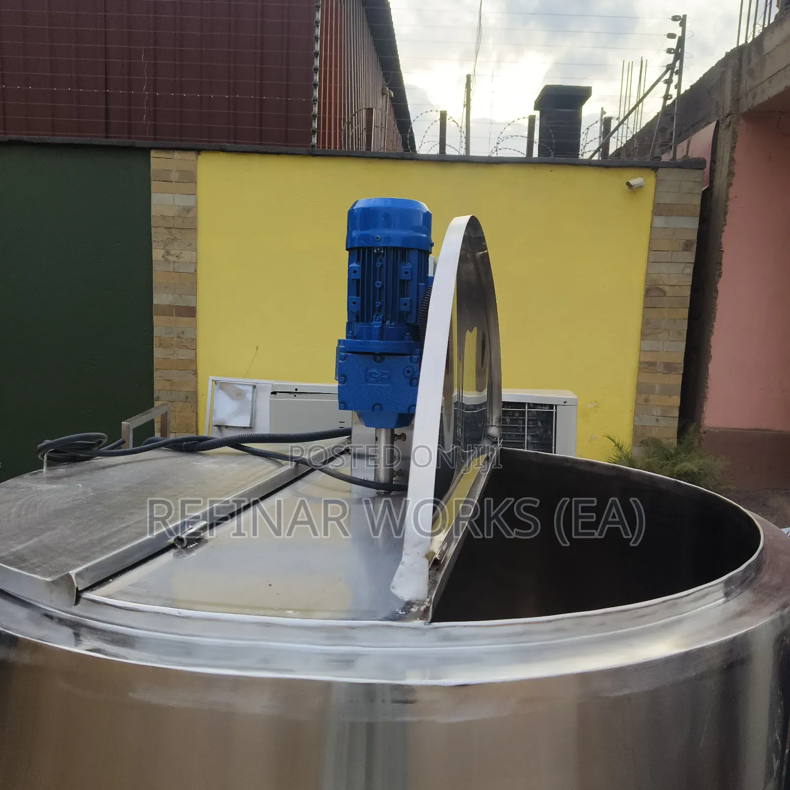 Milk Pasteurizer and Chiller Set for Small Dairy Processors