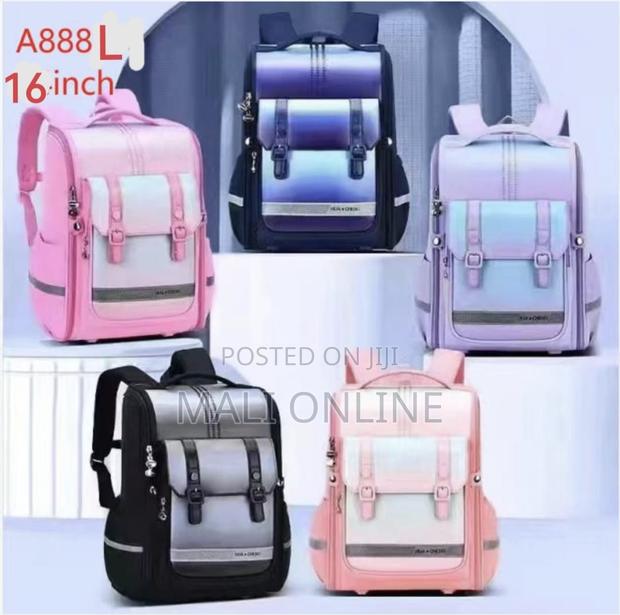 Large Capacity Kid School Backpack Waterproof Reflective Bag - main view