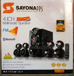 Sayona SHT-1148bt 4.1 Channels Speaker System