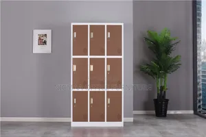 Colorpop 6-Door Steel Locker Wardrobe