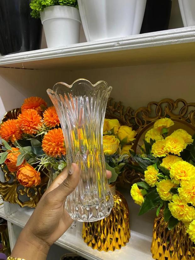 Vase Glass 18cm Long - main view