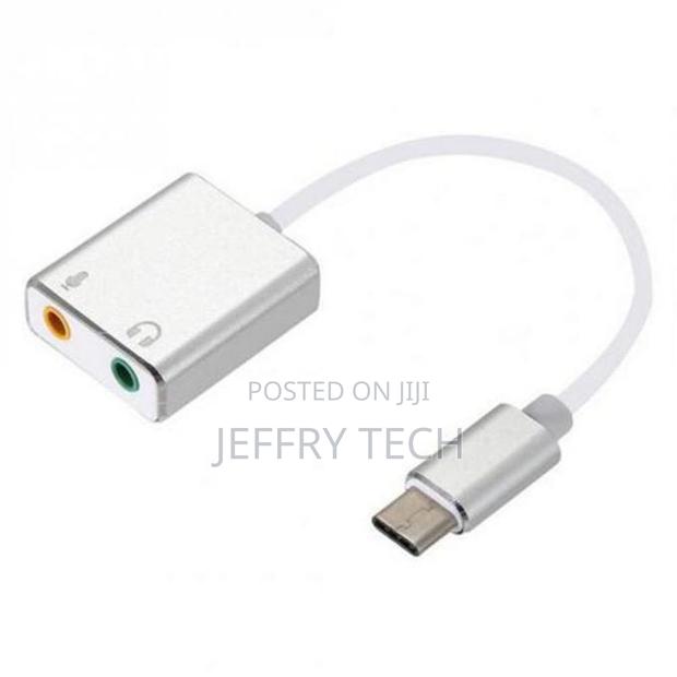 Connector Type C Cable Sound Card Splitter External Adapter - main view