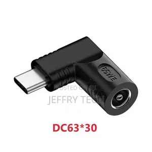 65w Dc to Type C Pd Power Adapter Fast Charge Dc-Type C Jack