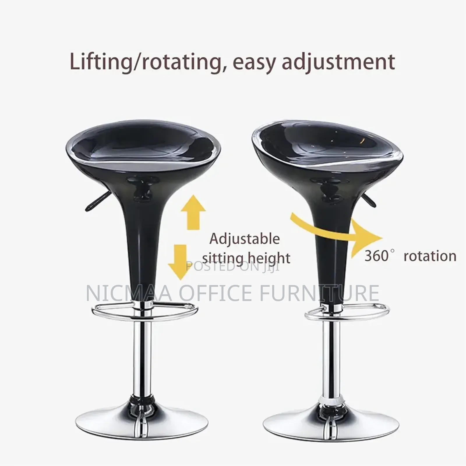 Spinlift Resin Bar Chair