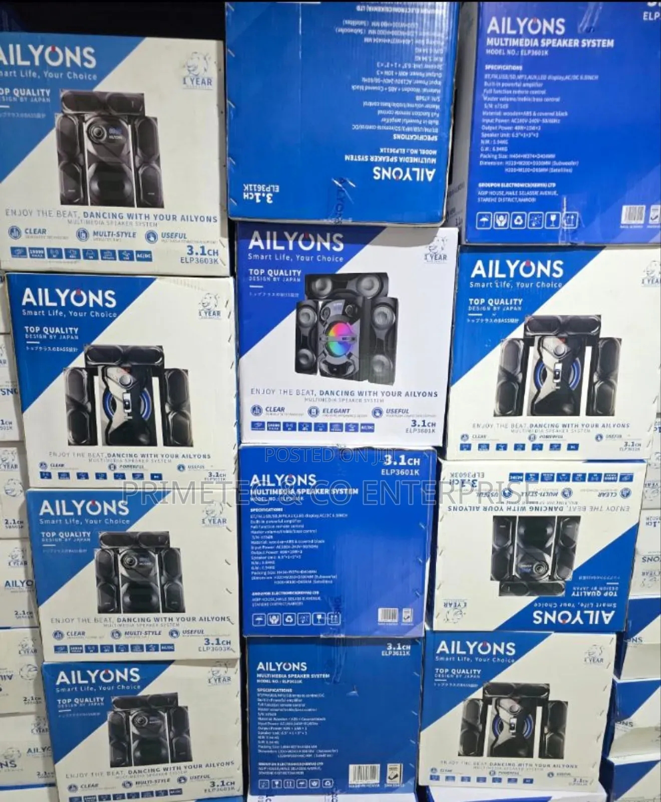 Ailyons 3.1ch Subwoofer Home Theatre