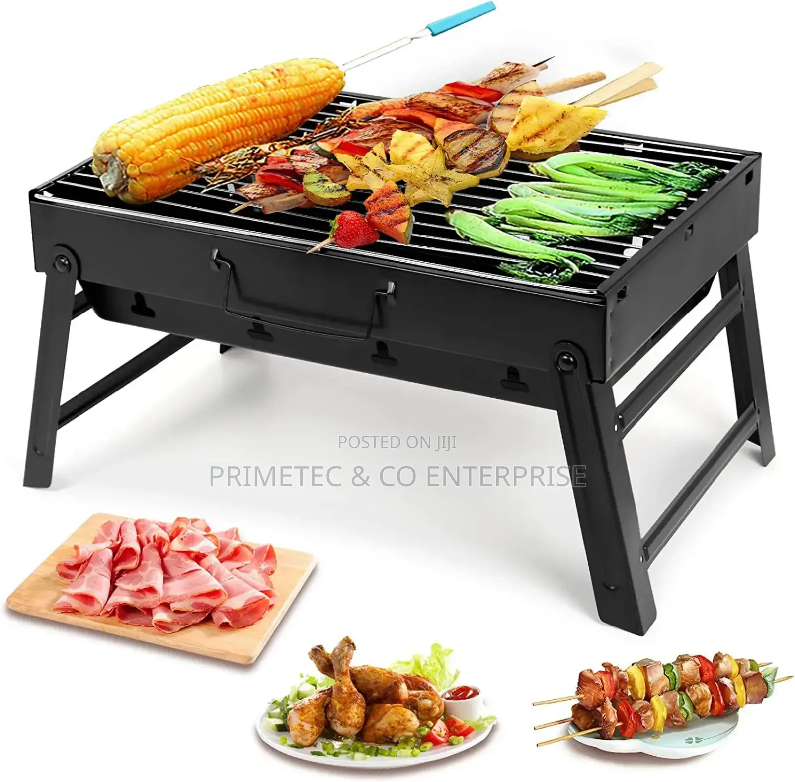 Foldable Portable Barbecue Charcoal Grill