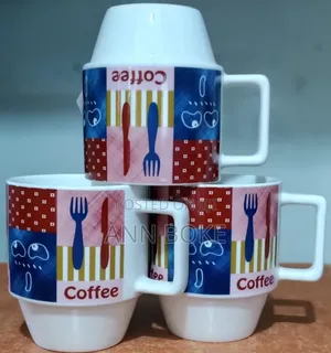 *Ceramic Coffee Cups at - Per Set of 6*