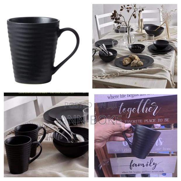*300 Ml Matte Black Ceramic Tea/ Coffee Cup