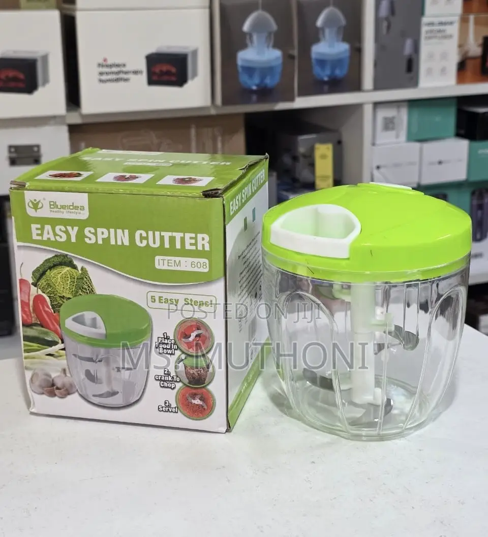 450 Ml Manual Spin Cutter / Food Processor