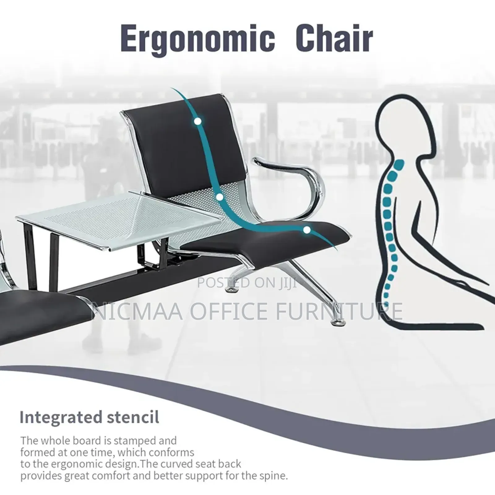 Duorest 2-Link Reception Bench With Table