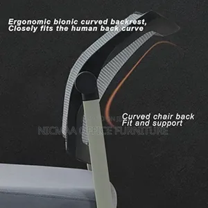 Meshluxe Ergonomic Armless Office Seat