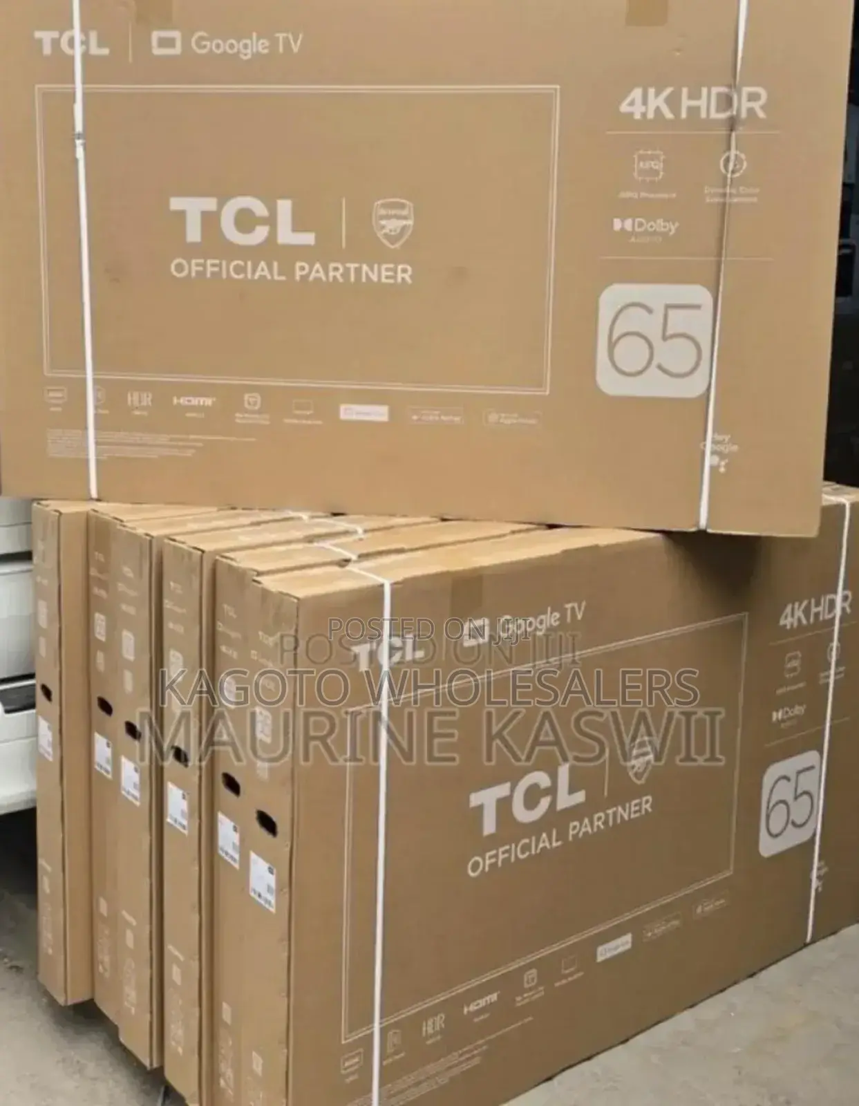 TCL 65inches Smart Android Tv