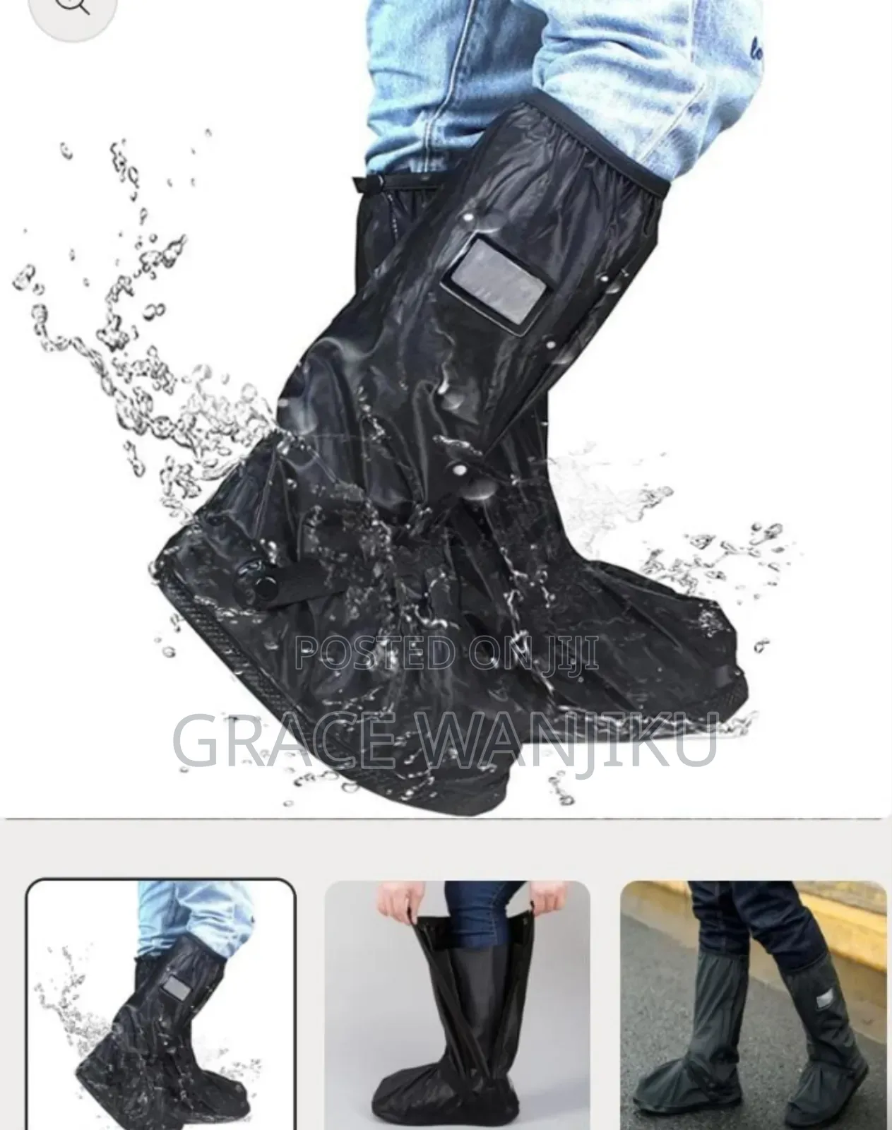 Portable Foldable Reusable Waterproof Cover Boots