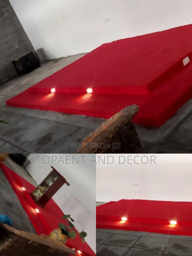 Wall to Wall Red Church Altar Boost Productivity of Church