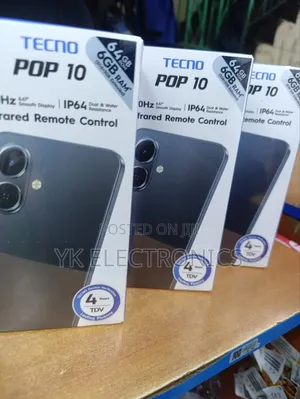 New Tecno Pop 10 64 GB Black