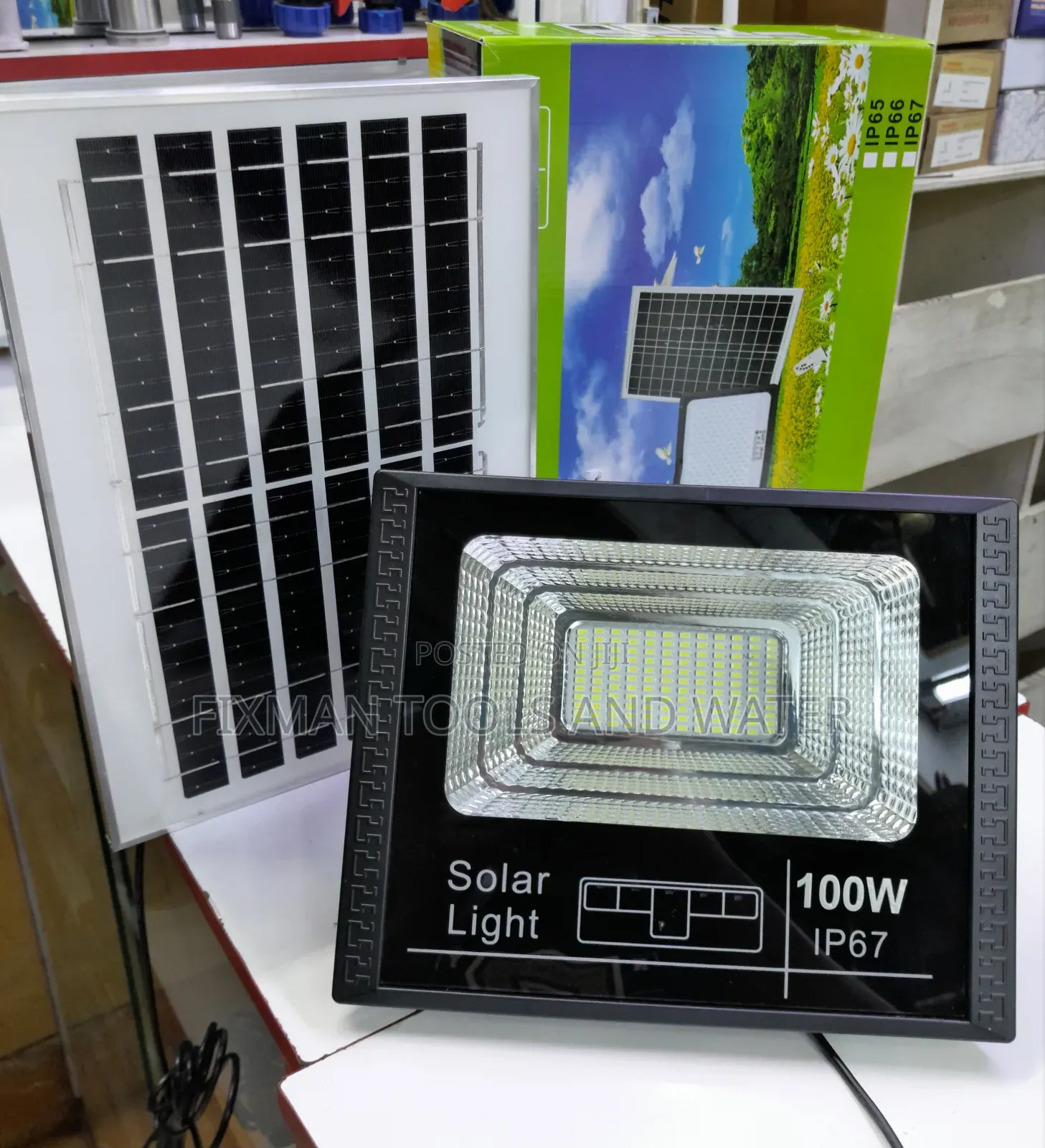 Long Lasting Led Solar Flood Light100 W 💯
