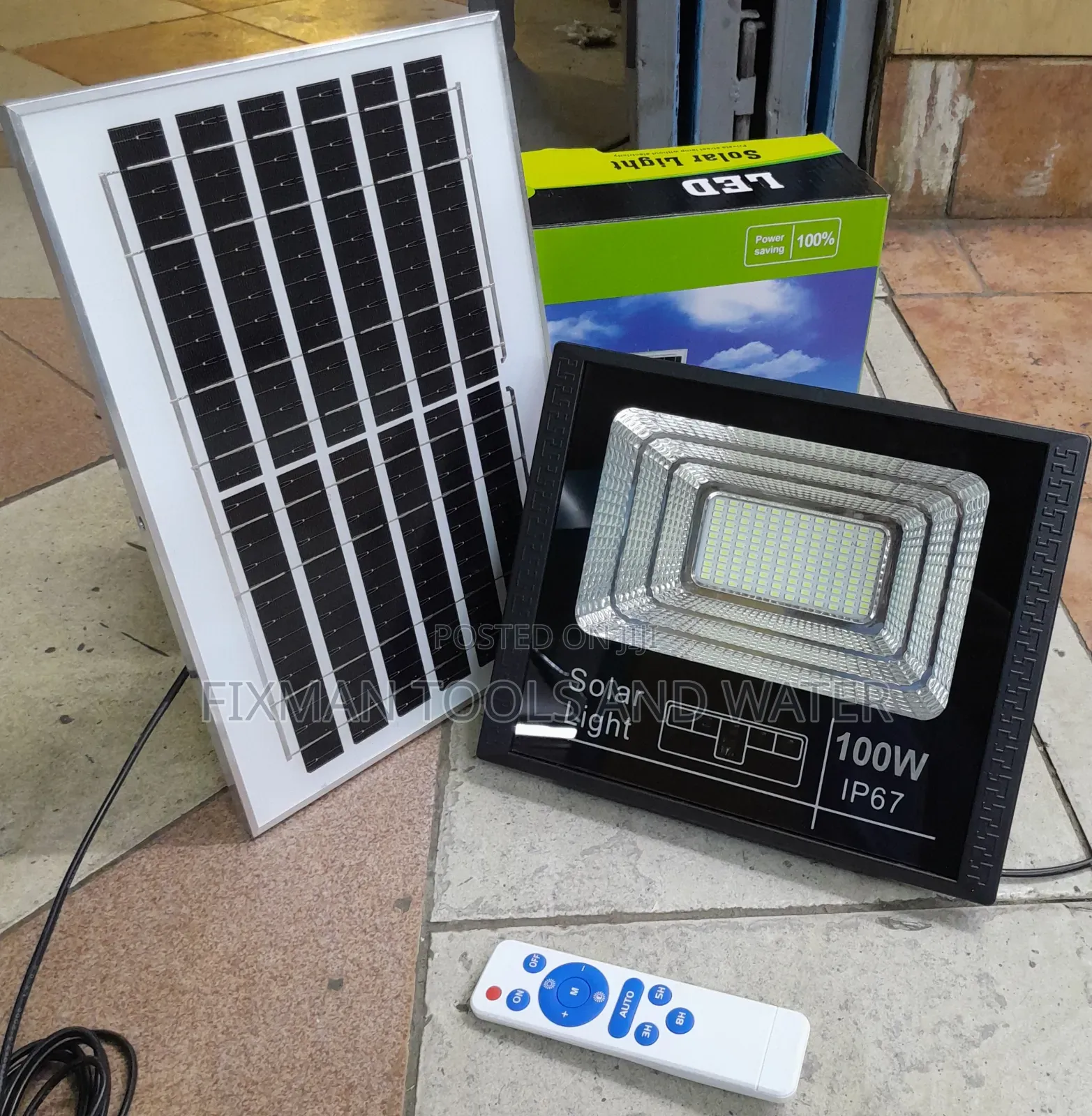 High Intensity Led Security Light 100watts Sensor Remote