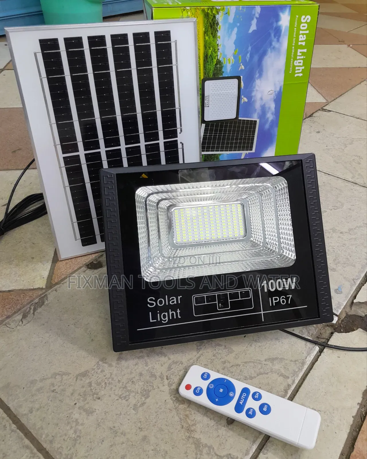 Integrated Led Solar Flood Light 100w Long Range