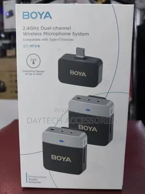 Boya by-M1v4 2.4ghz Dual-Channel Wireless Microphone - Usb-C