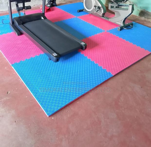 Blue & Pink 1m*1m*25mm Gym Floor Mats